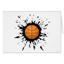 Explosion de basket-ball cartes