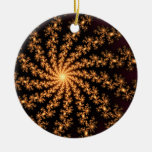 Explosion d'or - conception de fractale décoration pour sapin de noël