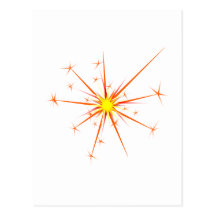 Explosion étincelle sparks cartes postales
