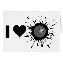 Explosive I Love Bowling 1 Cards