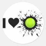 Explosive I Love Tennis Sticker