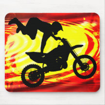 Explosive Motocross Jump Mouse Pads