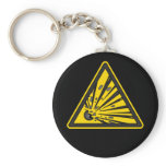 Explosive Warning Keychain