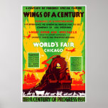 Exposition universelle 1934 de Chicago par chemin  Posters