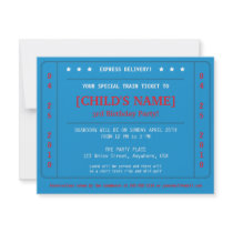 Express Train Ticket Invitation