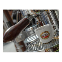 Expresso machine post card