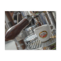 Expresso machine post card