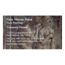 Expulsion From Paradise By Masaccio (Best Quality) Business Card Templates