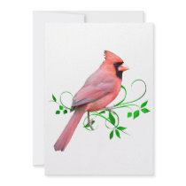 Exquisite Cardinal Custom Invitations