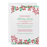 Exquisite Garden Christmas Invitation - New