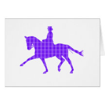 Extended Trot - Dressage Greeting Card