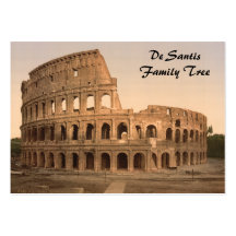 Exterior of the Colosseum, Rome, Italy Business Card Templates