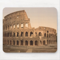 Exterior of the Colosseum, Rome, Italy Mouse Pad