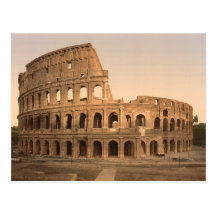 Exterior of the Colosseum, Rome, Italy Post Cards