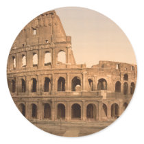 Exterior of the Colosseum, Rome, Italy Sticker