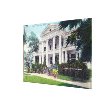 Exterior View of Commandant's House, Navy Yard Stretched Canvas Prints
