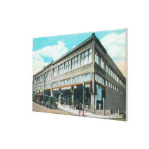 Exterior View of Holman's Department Store Gallery Wrap Canvas