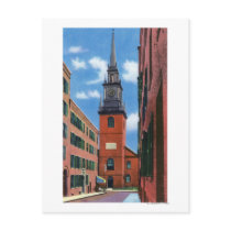 Exterior View of Old North Church Post Cards