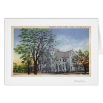 Exterior View of St. Mary's Church Card