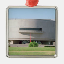 Exterior view of the Hirshhorn Museum, 1974 ) Christmas Ornaments