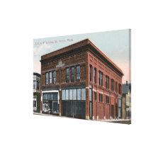 Exterior View of the IOOF Building Gallery Wrap Canvas