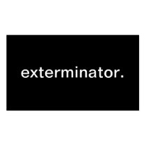 Exterminator Business Card Template