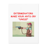 EXTERMINATOR postcards