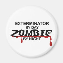 Exterminator Zombie Magnets