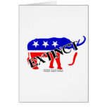 Extinct Republican Greeting Card