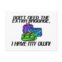 Extra Baggage Postcards