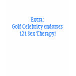 Extra:Golf Celebrity endorses121 Sex Therapy! t-shirts