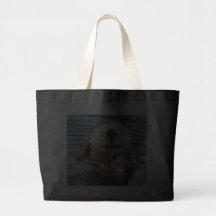 Extra large bag with blonde California Sea Otter