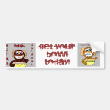Extra Monkey Bumper Stickerz!