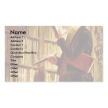 Extract From The Image, The Bookworm Business Cards