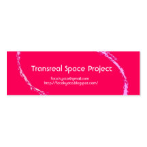 extract pink, Transreal Space Project, foto.kyo... ビジネスカード