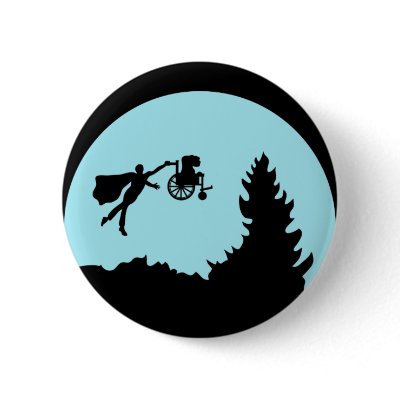 Extraterrestrial Button by hobble