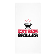 Extrem Griller Photo Card Template