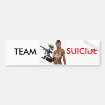 Extreme%20Paintball, TEAM, SUICIDE Bumper Sticker