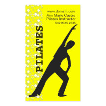 Extreme Bold Fitness Exercise  Aerobic Dancers Business Card Templates