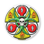 Extreme Danger Warning Refrigerator Magnet