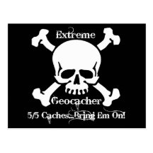 Extreme Geocacher... Post Card