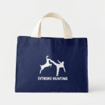 Extreme Hunting Deer Karate Kick Canvas Bags