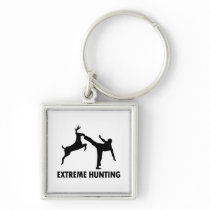 Extreme Hunting Deer Karate Kick Key Chain