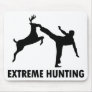 Extreme Hunting Deer Karate Kick Mousepads
