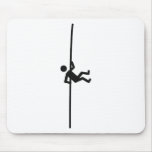 extreme mountain climber icon mouse pad