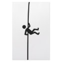 extreme mountain climber icon stationery