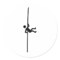 extreme mountain climber icon stickers