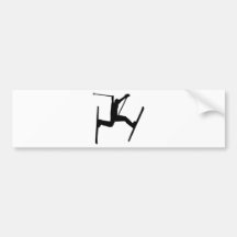 extreme ski jump bumper stickers