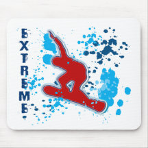 EXTREME SNOWBOARDING MOUSE PADS