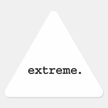 extreme. triangle stickers